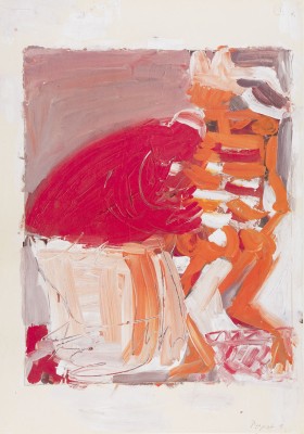 Auction 158<br>MAPPENWERK 'TOTENTANZ VON BASEL. DIE GOUACHEN ZUM TOTENTANZ' (1966/1984)
