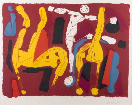 Bild 'CHEVAUX ET CHEVALIERS V' (1972)