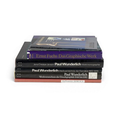 Picture KONVOLUT VON FÜNF BÜCHERN ZU PAUL WUNDERLICH UND ERNST FUCHS