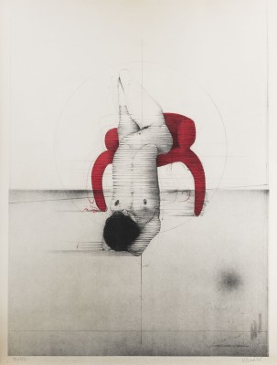 Bild 'AKT AUF ROTEM STUHL' (1966)