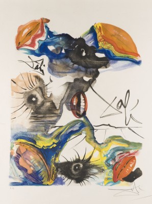 Bild BLATT AUS: 'LES BOUCHES (PAPILLONS SURREALISTES)' (1972)