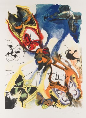 Bild BLATT AUS 'LES BOUCHES (PAPILLONS SURREALISTES) (1972)