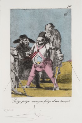 Bild BLATT AUS 'LES CAPRICES DE GOYA DE DALI' (1977)