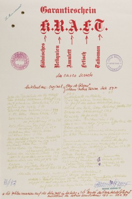 Bild 'GARANTIESCHEIN K.R.A.F.T.' (1979)