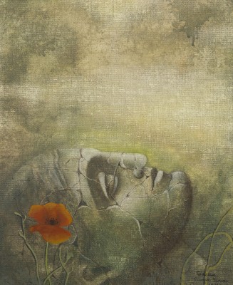 Bild KOPF MIT BLUME (1990)