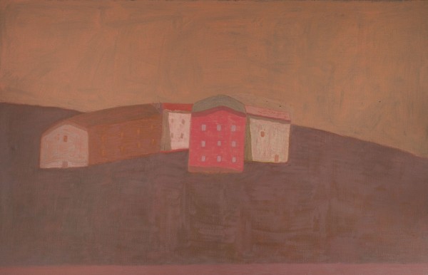 Picture HÄUSER IN ROTER LANDSCHAFT
