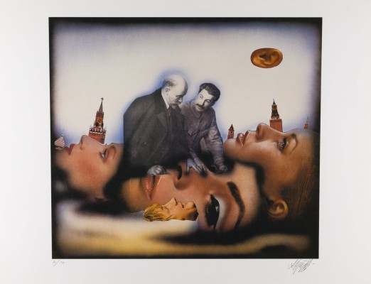 Picture KOMPOSITION MIT LENIN UND STALIN