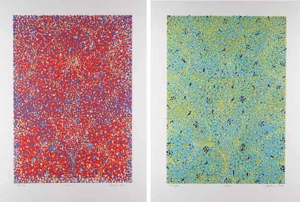 Auction 158<br>ZWEI FARBSERIGRAFIEN 'RAKAS' UND 'ORMI' (2011)