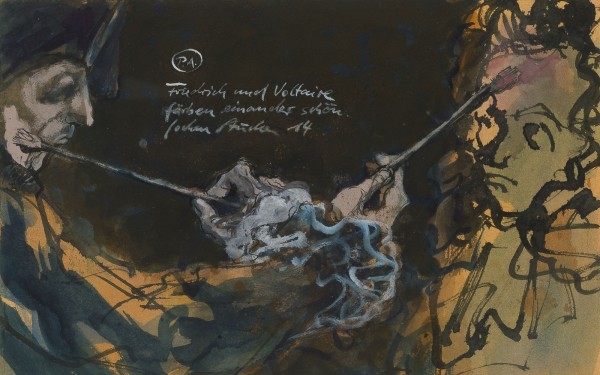 Bild 'FRIEDICH UND VOLTAIRE FÄRBEN EINANDER SCHÖN' (2014)