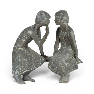 Picture GROSSE BRONZE 'VERTRAULICHES GESPRÄCH' (1992)