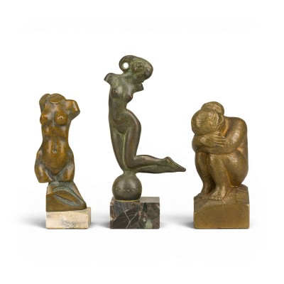 Picture KONVOLUT VON 3 KLEINBRONZEN