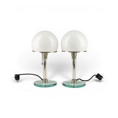 Auktion 158<br>PAAR 'WG 24' BAUHAUS TISCHLAMPEN