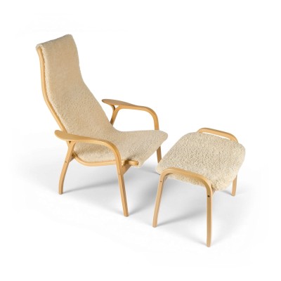 Auktion 158<br>SESSEL 'LAMINO' MIT HOCKER