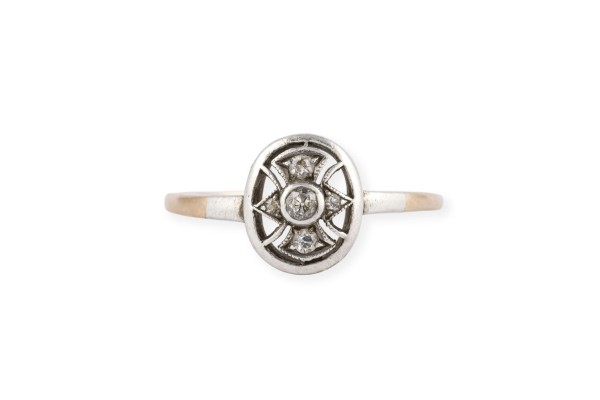 Picture OVALER ART DÉCO RING