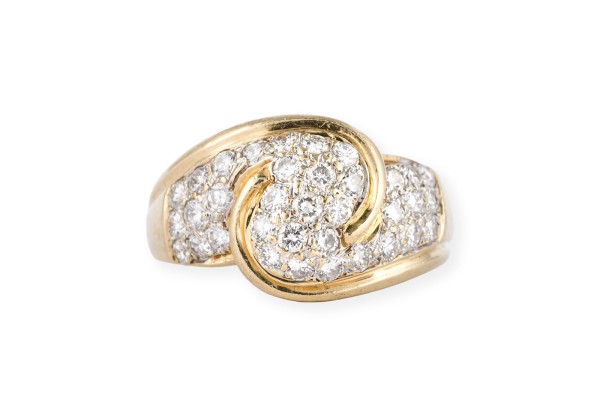 Bild GEWIRBELTER BRILLANT RING