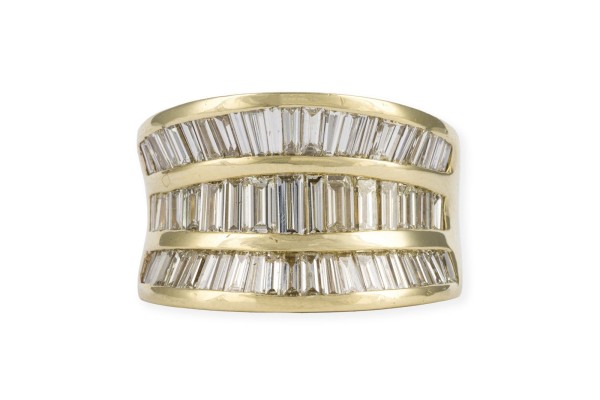 Picture MODERNER DIAMANT RING 4.00 CT.