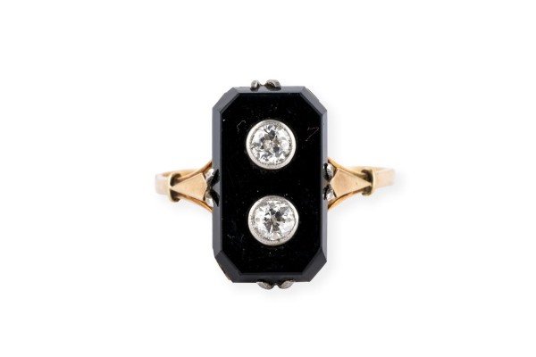 Bild ART DÉCO ONYX RING