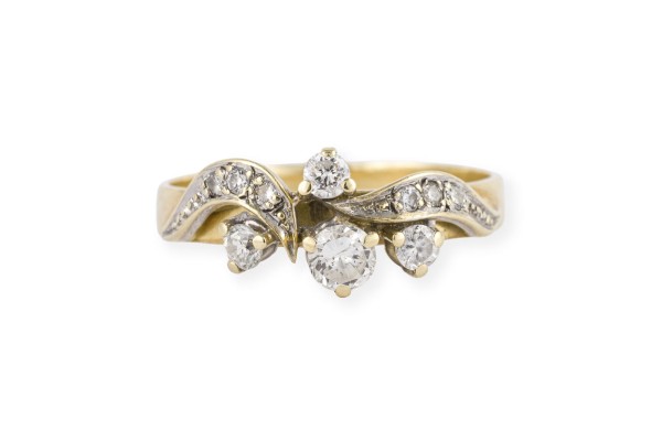 Bild ZIERVOLLER BRILLANT RING