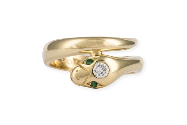 Bild SCHLANGEN BRILLANT RING