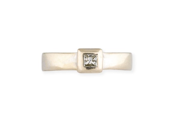 Picture PRINCESS CUT SOLITÄR RING