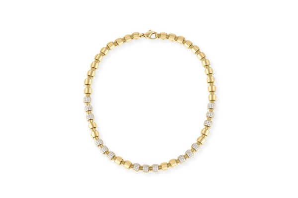 Bild MASSIVES MATTIERTES BRILLANT COLLIER
