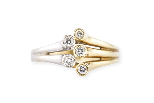 Bild MODERNER BICOLOR RING