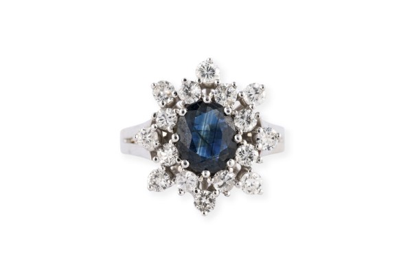 Picture STERNFÖRMIGER SAPHIR RING