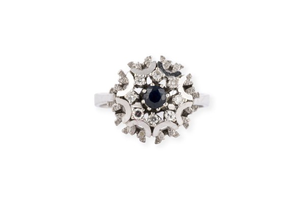 Picture HOHER SAPHIR COCKTAIL RING
