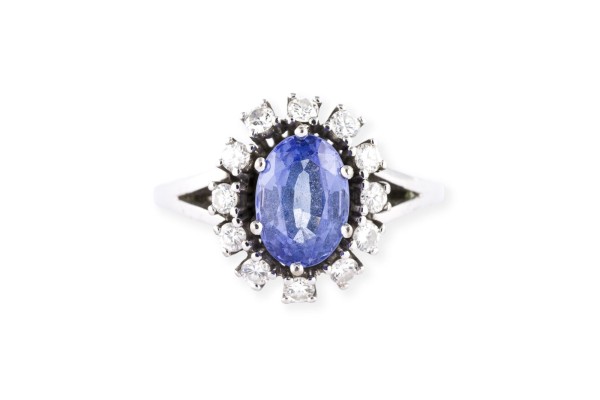 Picture OVALER TANSANIT ENTOURAGE RING