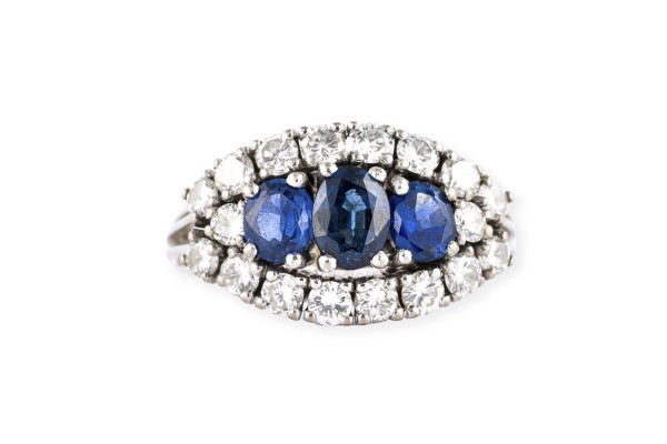 Picture ELEGANTER SAPHIR RING