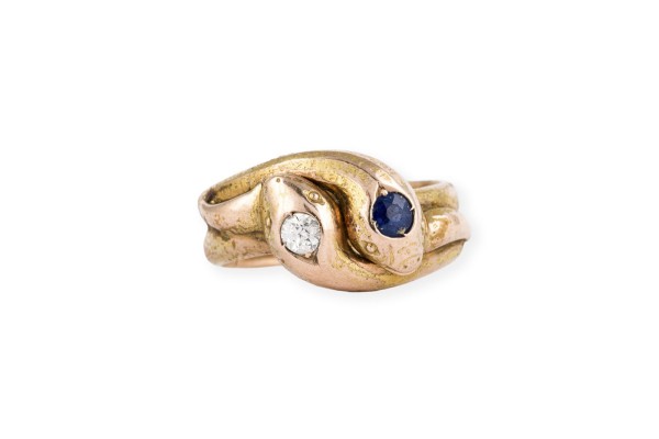Picture SAPHIR SCHLANGEN RING