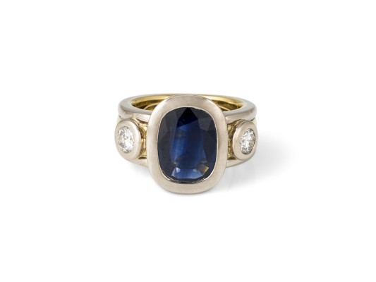 Picture MASSIVER SAPHIR RING