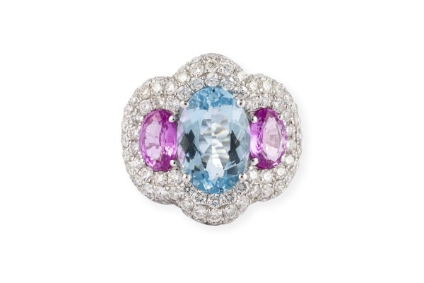 Bild AQUAMARIN SAPHIR RING