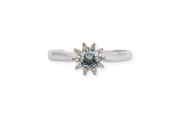 Picture AQUAMARIN STERN RING