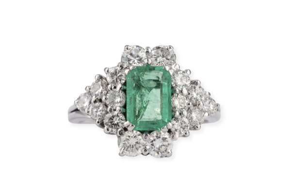 Bild SMARAGD BRILLANT RING