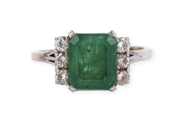 Bild SMARAGD BRILLANT RING