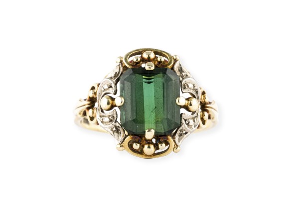 Bild ZIERVOLLER TURMALIN RING