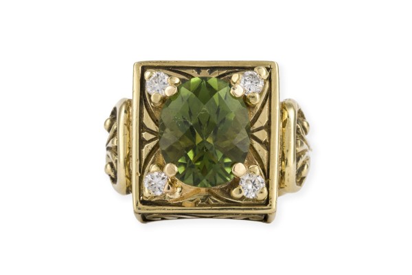 Bild PERIDOT SIEGEL RING