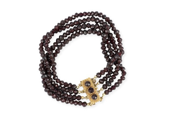 Bild MEHRSTRÄNGIGES GRANAT ARMBAND