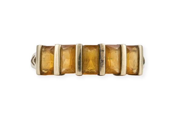 Bild CITRIN HALB MEMOIRE RING