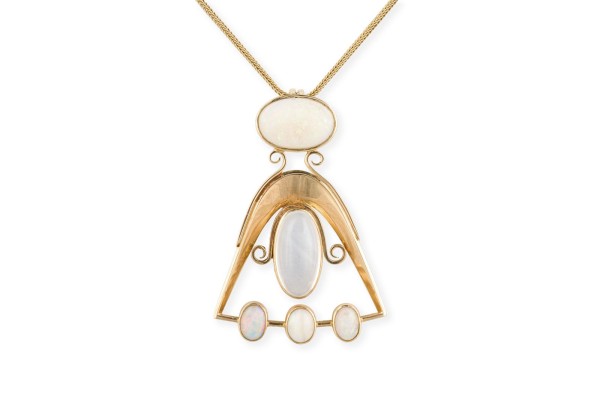 Bild FUTURISTISCHES OPAL COLLIER