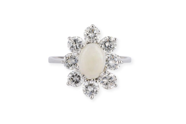 Picture OPAL ENTOURAGE RING