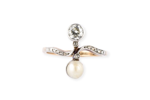 Picture PERLEN DIAMANT TOI ET MOI RING