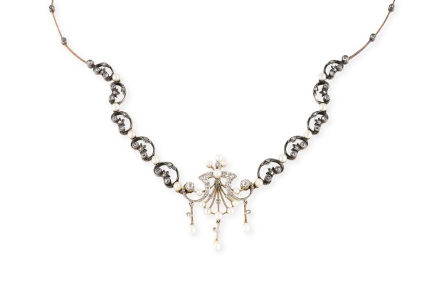 Auktion 157<br>FANTASTISCHES BELLE ÉPOQUE COLLIER