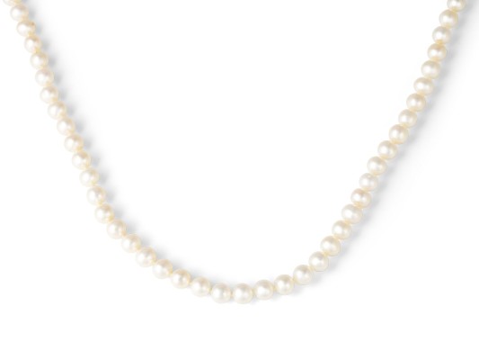 Bild GEKNÜPFTES AKOYA PERLEN COLLIER 100 CM 8 MM