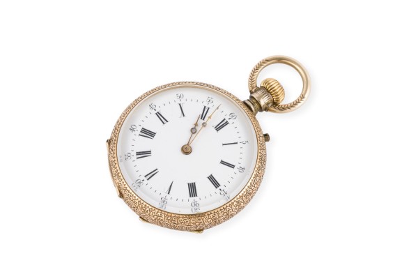 Auction 157<br>ZISELIERTE TASCHENUHR