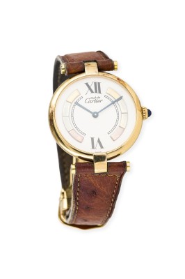 Picture 'CARTIER' VERMEIL ARMBANDUHR