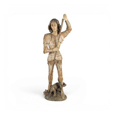 Auktion 165<br>GROSSER HEILIGER GEORG MIT DEM DRACHEN