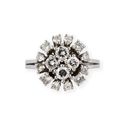 Bild RUNDER BRILLANT CLUSTER RING