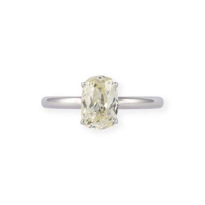 Bild OVALER DIAMANT SOLITÄR RING